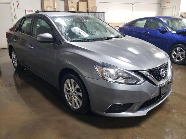 3N1AB7APXJY256031 - 2018 NISSAN SENTRA S GRAY photo 4