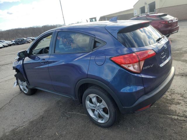 3CZRU6H58GM709114 - 2016 HONDA HR-V EX BLUE photo 2