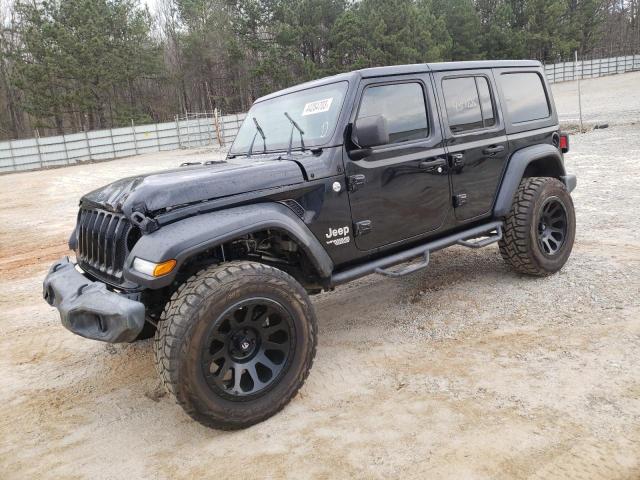 1C4HJXDN3KW563719 - 2019 JEEP WRANGLER U SPORT Чорний фото 1