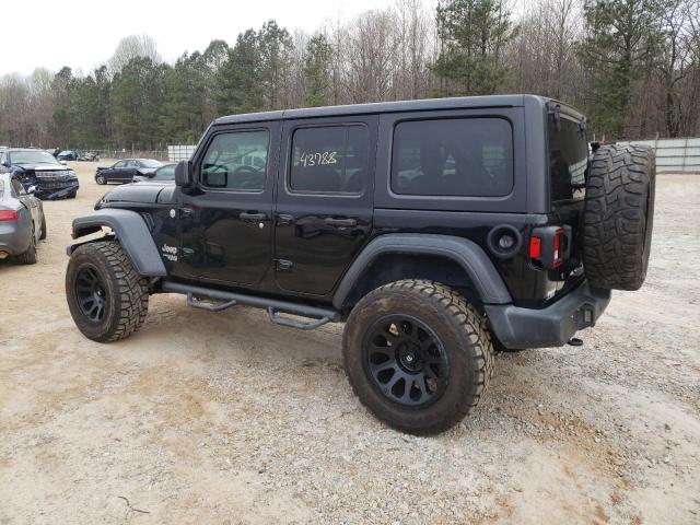 1C4HJXDN3KW563719 - 2019 JEEP WRANGLER U SPORT Чорний фото 2