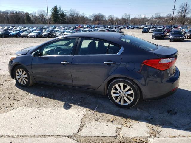 KNAFX4A86F5271493 - 2015 KIA FORTE EX GRAY photo 2