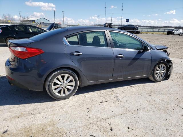 KNAFX4A86F5271493 - 2015 KIA FORTE EX GRAY photo 3