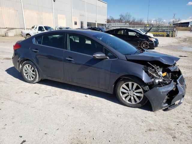 KNAFX4A86F5271493 - 2015 KIA FORTE EX GRAY photo 4