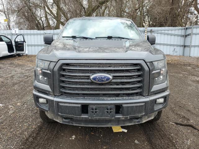 1FTEW1EF5GFC33922 - 2016 FORD F150 SUPERCREW GRAY photo 5
