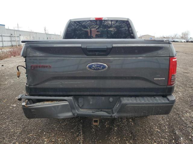 1FTEW1EF5GFC33922 - 2016 FORD F150 SUPERCREW GRAY photo 6