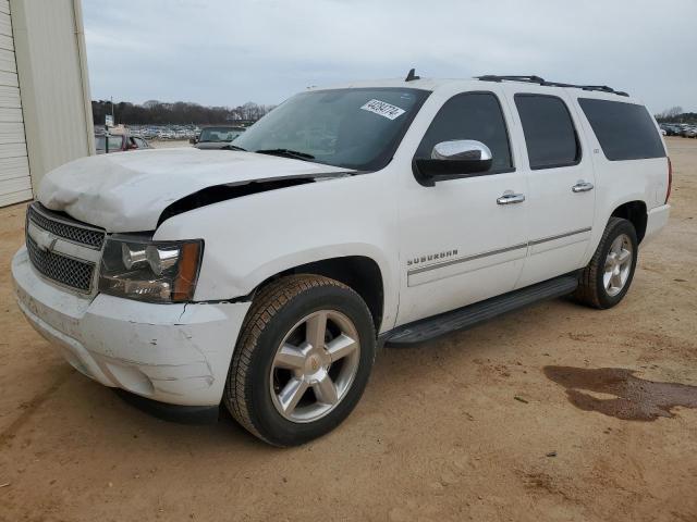 1GNSCKE04DR369201 - 2013 CHEVROLET SUBURBAN C1500 LTZ WHITE photo 1