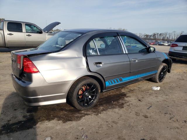 2HGES16564H636451 - 2004 HONDA CIVIC LX SILVER photo 3