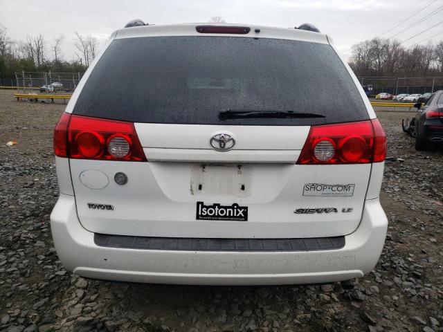 5TDZA23C66S468410 - 2006 TOYOTA SIENNA CE WHITE photo 6