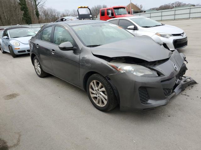 JM1BL1W81C1659481 - 2012 MAZDA 3 I GRAY photo 4