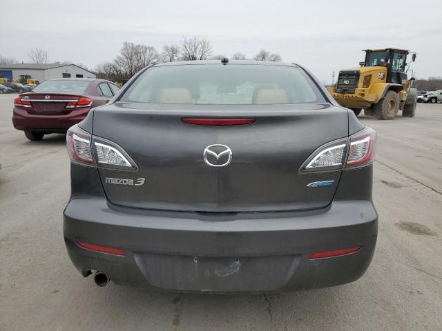 JM1BL1W81C1659481 - 2012 MAZDA 3 I GRAY photo 6