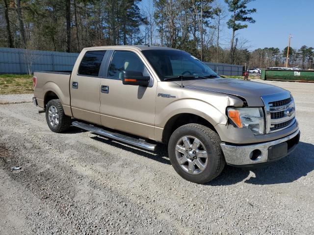 1FTFW1CF4DFB05822 - 2013 FORD F150 SUPERCREW GOLD photo 4