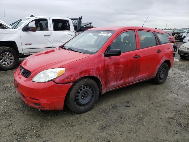 2T1KR32E44C313329 - 2004 TOYOTA COROLLA MA XR RED photo 1