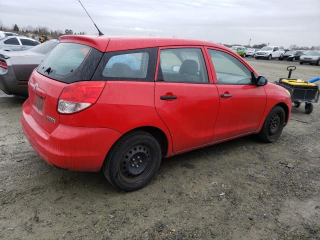 2T1KR32E44C313329 - 2004 TOYOTA COROLLA MA XR RED photo 3