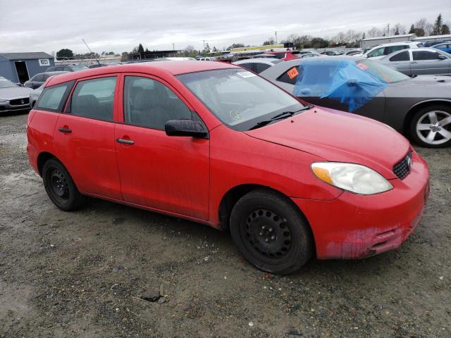 2T1KR32E44C313329 - 2004 TOYOTA COROLLA MA XR RED photo 4