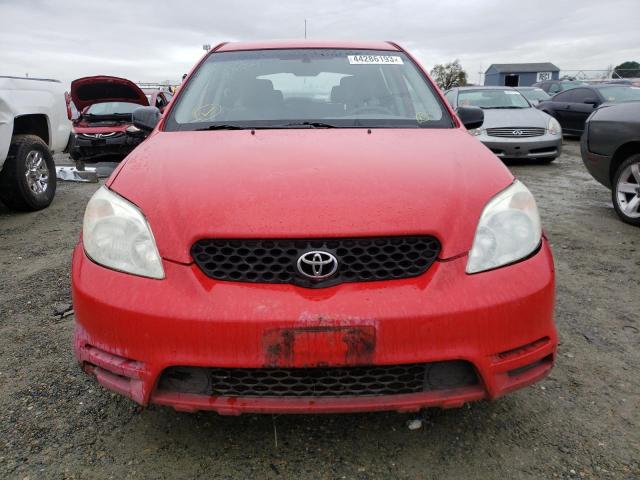 2T1KR32E44C313329 - 2004 TOYOTA COROLLA MA XR RED photo 5