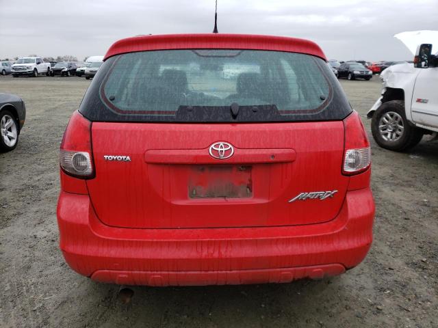 2T1KR32E44C313329 - 2004 TOYOTA COROLLA MA XR RED photo 6