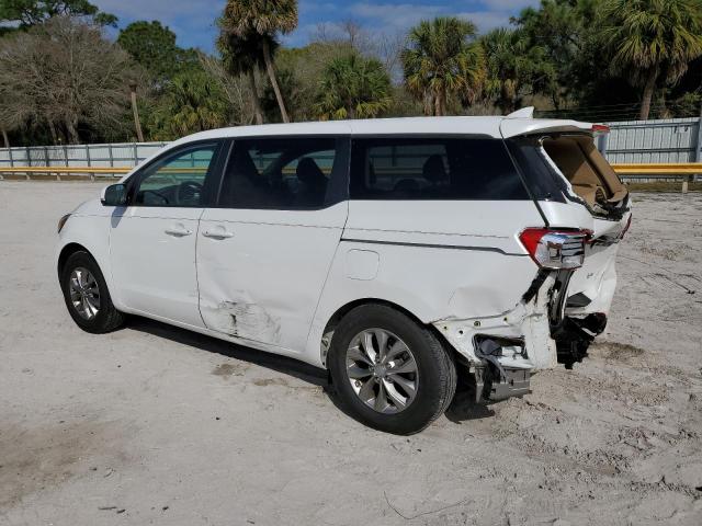 KNDMB5C18K6540256 - 2019 KIA SEDONA LX WHITE photo 2