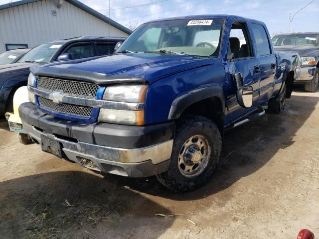 1GCHK23U03F156967 - 2003 CHEVROLET SILVERADO K2500 HEAVY DUTY BLUE photo 1