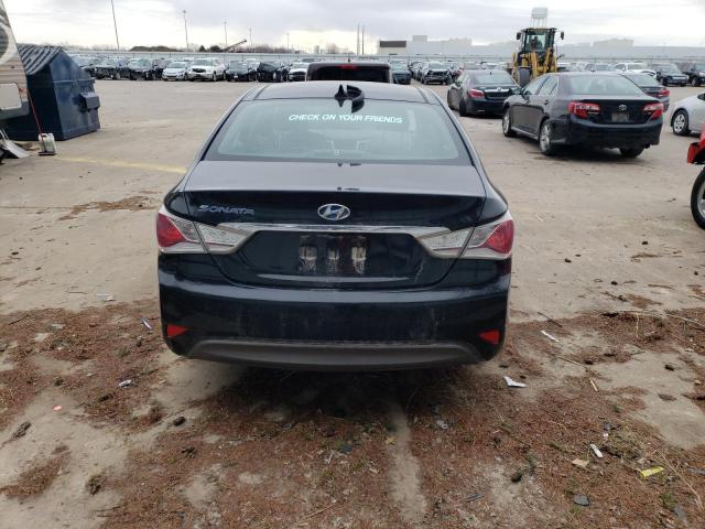 KMHEC4A42BA007952 - 2011 HYUNDAI SONATA HYBRID BLACK photo 6