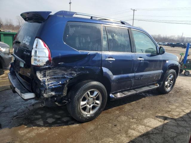 JTJBT20X180151284 - 2008 LEXUS GX 470 BLUE photo 3