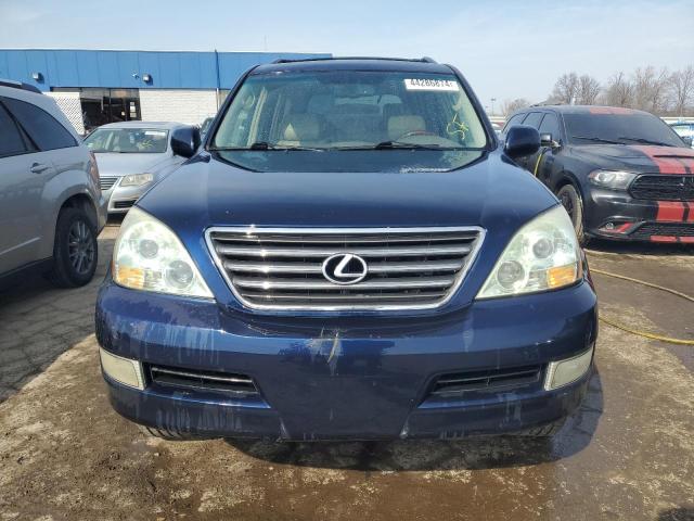 JTJBT20X180151284 - 2008 LEXUS GX 470 BLUE photo 5