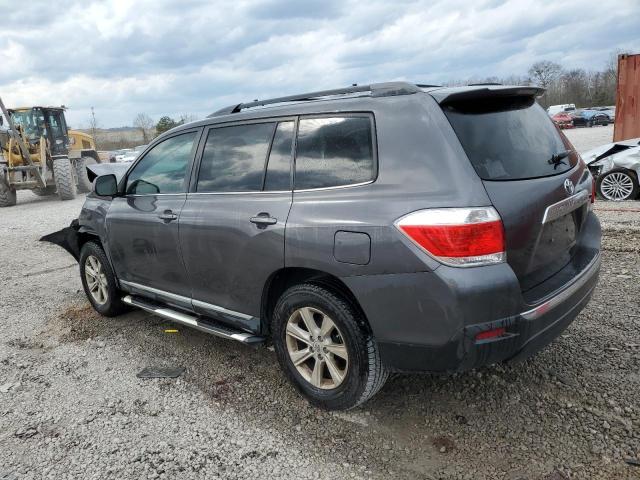 5TDZA3EH4DS032571 - 2013 TOYOTA HIGHLANDER BASE GRAY photo 2