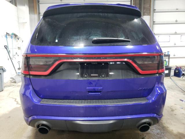 1C4SDJGJ2MC522537 - 2021 DODGE DURANGO SRT 392 BLUE photo 6