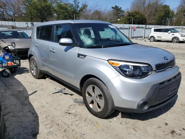 KNDJN2A27E7702137 - 2014 KIA SOUL SILVER photo 4