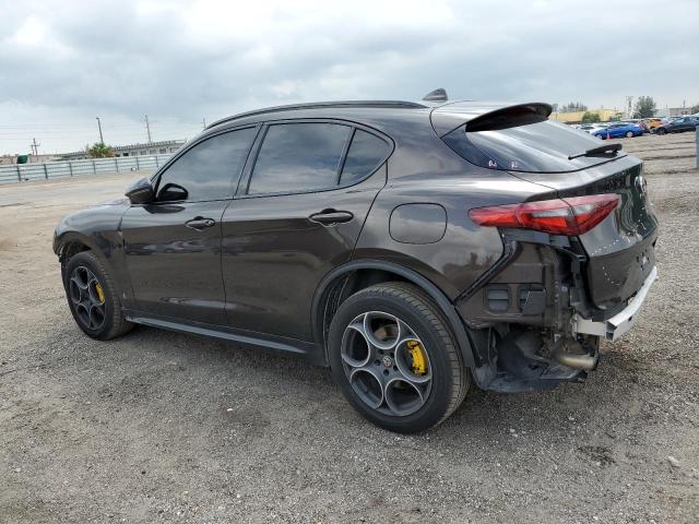 ZASPAJAN7K7C36366 - 2019 ALFA ROMEO STELVIO BROWN photo 2