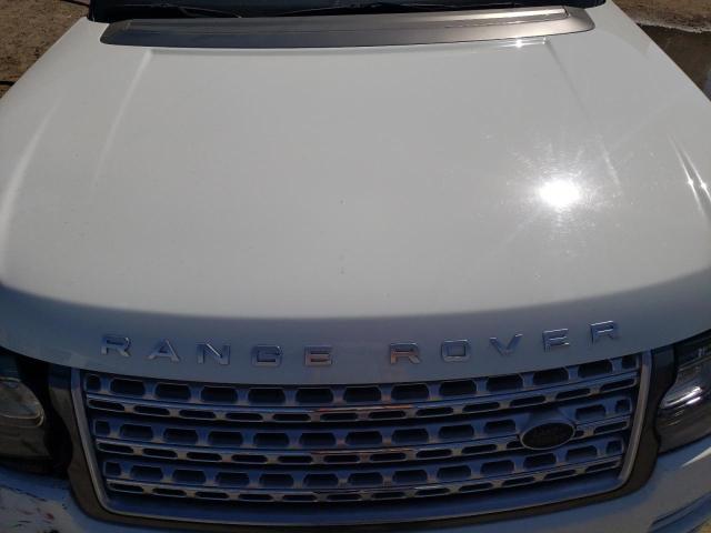 SALGV3EF2GA308699 - 2016 LAND ROVER RANGE ROVE AUTOBIOGRAPHY WHITE photo 11