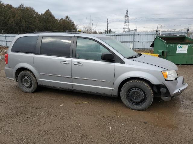 2C4RDGBG2DR574464 - 2013 DODGE GRAND CARA SE SILVER photo 4