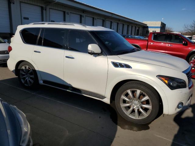 JN8AZ2NEXC9021131 - 2012 INFINITI QX56 WHITE photo 4