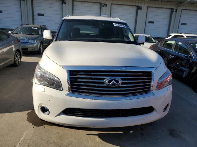 JN8AZ2NEXC9021131 - 2012 INFINITI QX56 WHITE photo 5