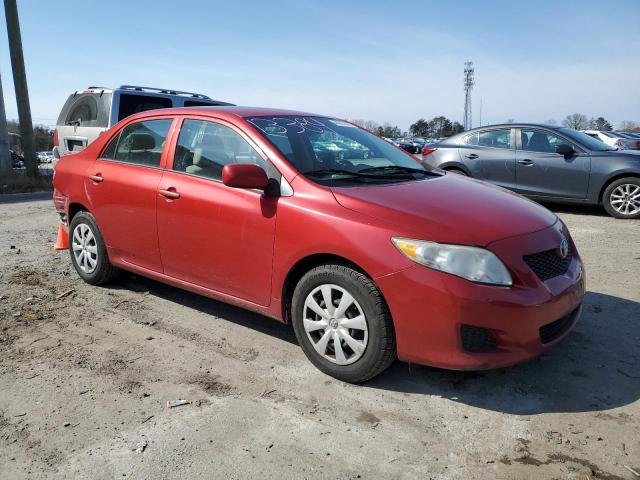 2T1BU4EEXAC507648 - 2010 TOYOTA COROLLA BASE RED photo 4