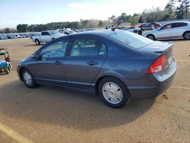 JHMFA36258S020566 - 2008 HONDA CIVIC HYBRID GRAY photo 2