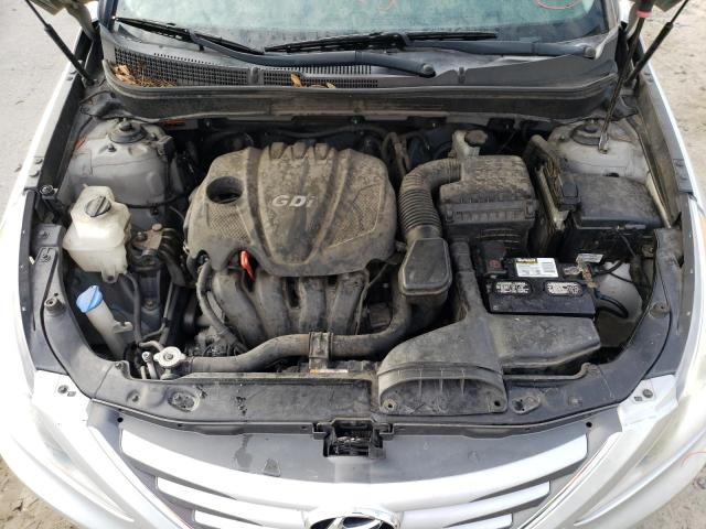 5NPEB4AC3EH936379 - 2014 HYUNDAI SONATA GLS SILVER photo 11