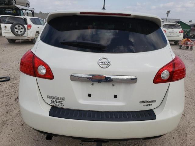 JN8AS5MV9CW375912 - 2012 NISSAN ROGUE S WHITE photo 6