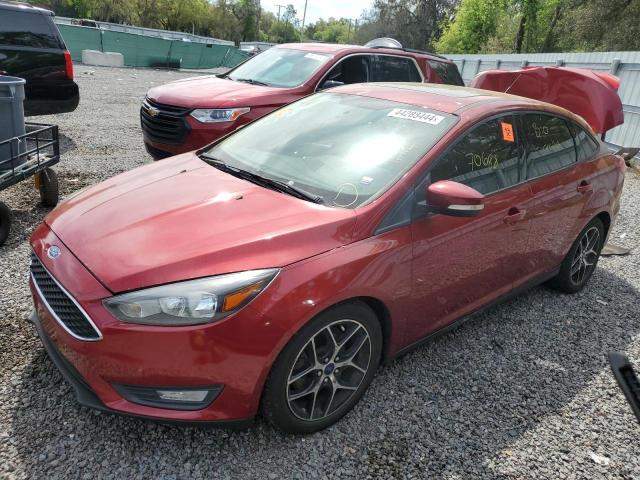 1FADP3H29HL241981 - 2017 FORD FOCUS SEL RED photo 1