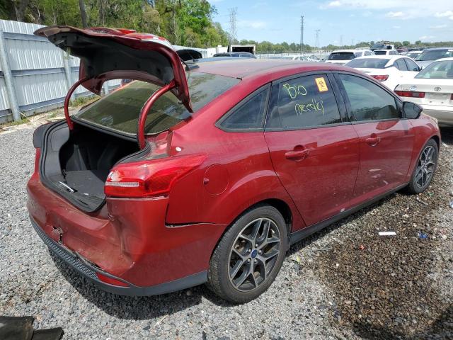 1FADP3H29HL241981 - 2017 FORD FOCUS SEL RED photo 3