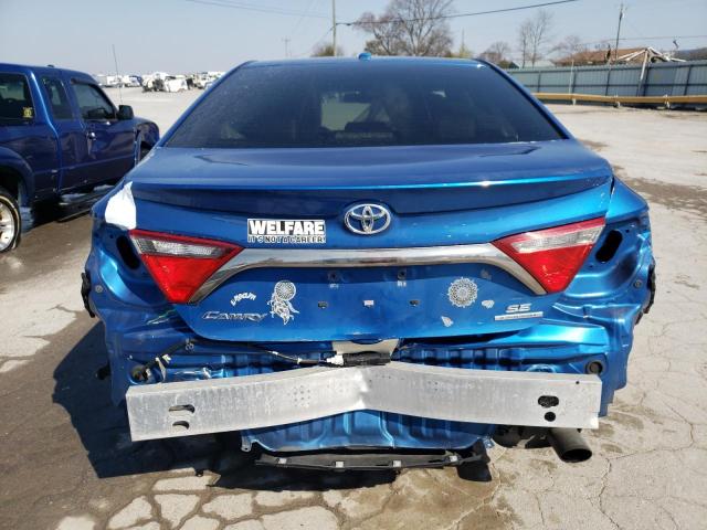 4T1BF1FK1GU556743 - 2016 TOYOTA CAMRY LE BLUE photo 6