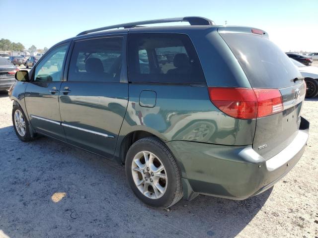 5TDZA22C25S253512 - 2005 TOYOTA SIENNA XLE GREEN photo 2