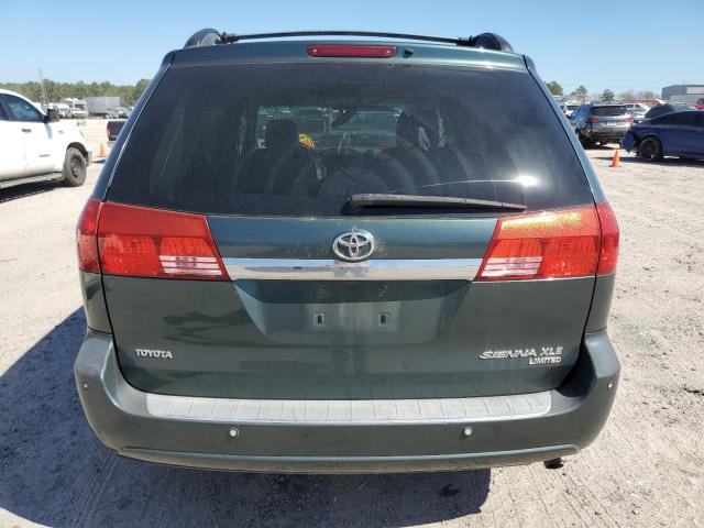 5TDZA22C25S253512 - 2005 TOYOTA SIENNA XLE GREEN photo 6