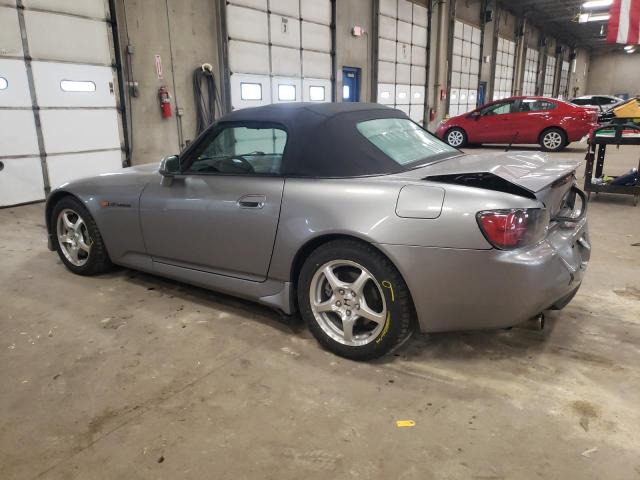 JHMAP1147YT004160 - 2000 HONDA S2000 SILVER photo 2