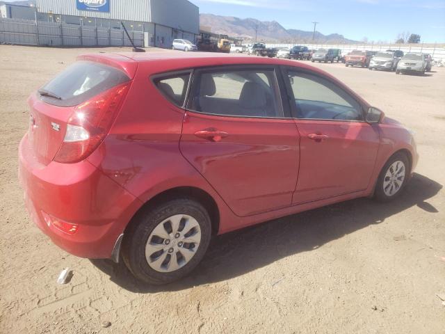 KMHCT5AE5FU233283 - 2015 HYUNDAI ACCENT GS RED photo 3