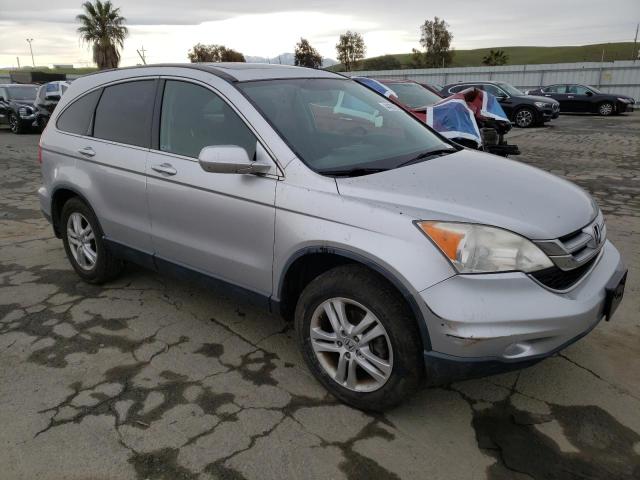 JHLRE3H71BC000203 - 2011 HONDA CR-V EXL SILVER photo 4