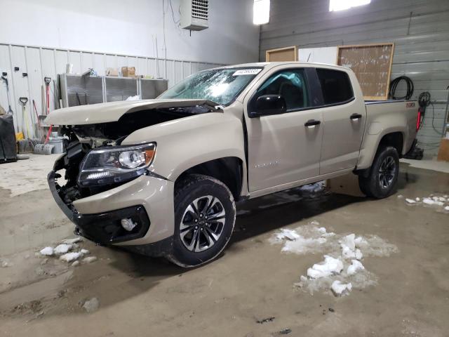 1GCGTDEN7N1329586 - 2022 CHEVROLET COLORADO Z71 TAN photo 1