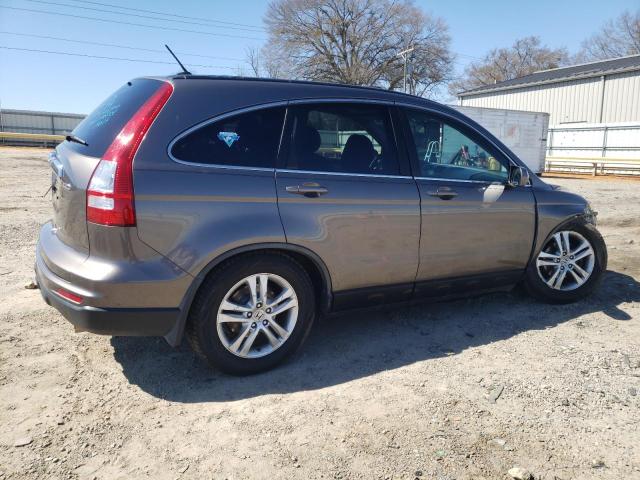 5J6RE4H71AL054662 - 2010 HONDA CR-V EXL GRAY photo 3