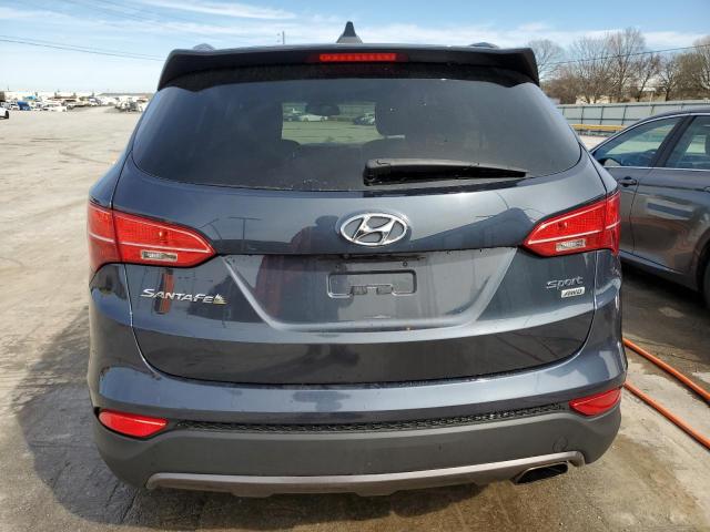 5XYZUDLB4GG316683 - 2016 HYUNDAI SANTA FE S GRAY photo 6