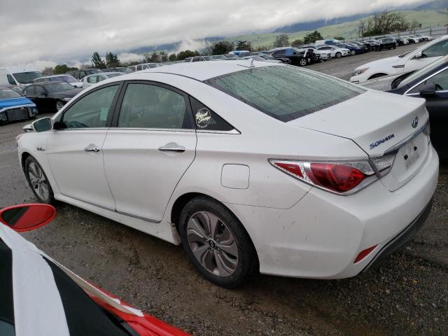 KMHEC4A46DA098808 - 2013 HYUNDAI SONATA HYBRID WHITE photo 2