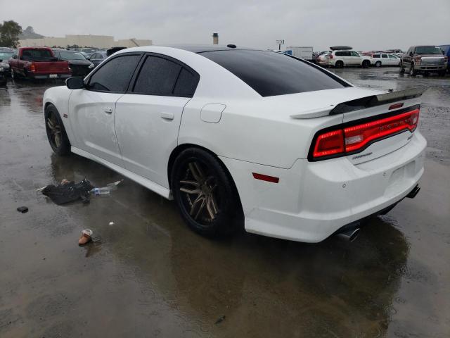 2C3CDXGJ8DH574392 - 2013 DODGE CHARGER SUPER BEE WHITE photo 2